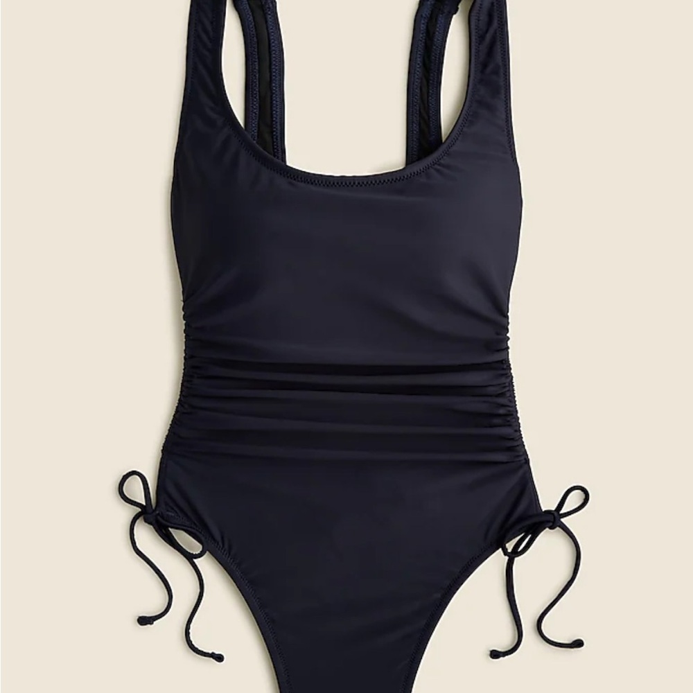 NWT J. Crew Navy One-Piece Swimsuit